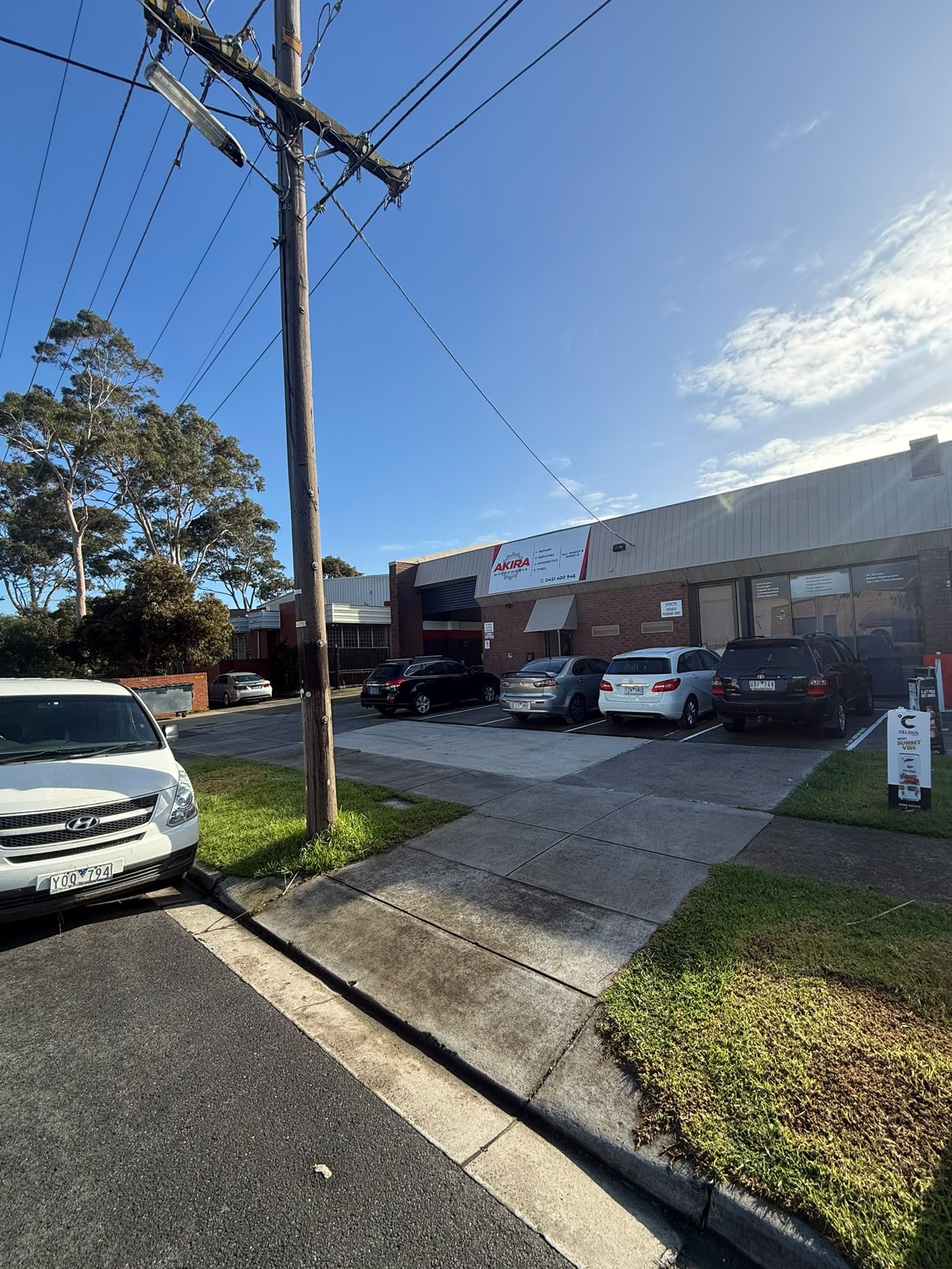 Akira Motorworks workshop in Clayton Victoria